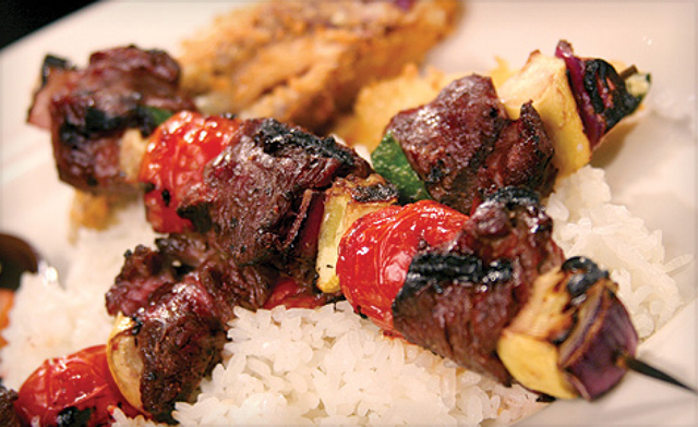 Image of Up to 48% off 4-Course Upscale Dinner with Wine for 2 or 4 People