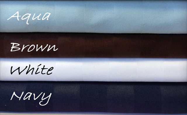 Image of $39 for Embossed Dobby Striped Microfibre Bed Sheets from MattressDirect.ca - Includes Shipping