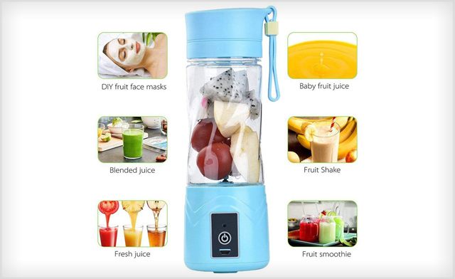 Image of $25 for a Mini Portable USB Rechargeable Blender Bottle (a $55 Value)