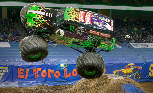 Image of Tickets Starting at $13 to See Monster Jam in Hamilton on April 22 or 23, 2017 - Click BUY and Use Promo Code: WAGJAG