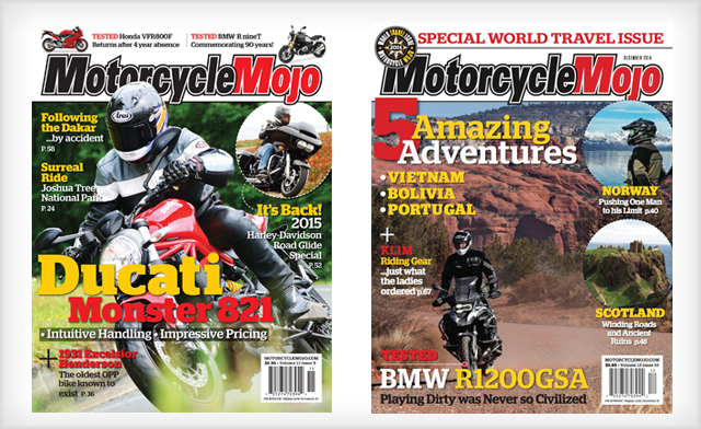Image of 50% off a Subscription for 1 or 2 Years to Motorcycle Mojo Magazine