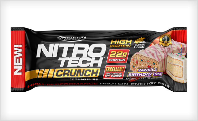 Image of $25 for a 12-Pack of Nitro-Tech Crunch Protein Bars (a $46.99 value)