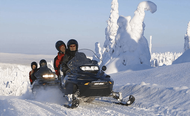 Image of Up to 55% off Guided Snowmobile & Ice Fishing Adventures