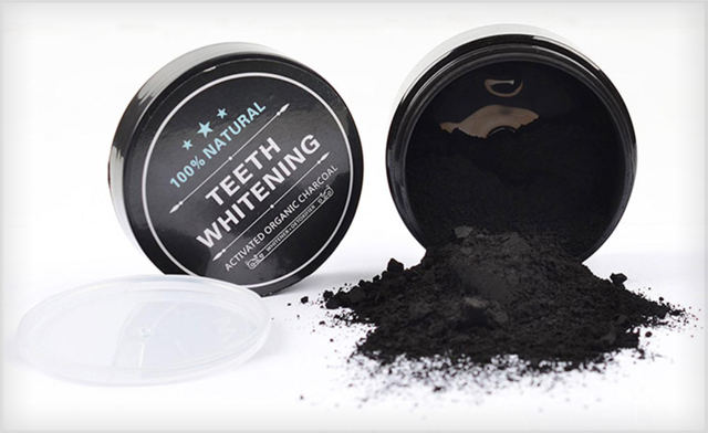 Image of Up to 73% off 100% Natural Charcoal Teeth Whitening Powder
