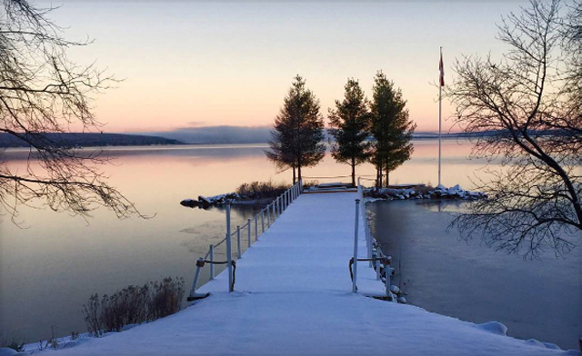 Image of Cozy Lakeside Winter Weekend Stay in Muskoka