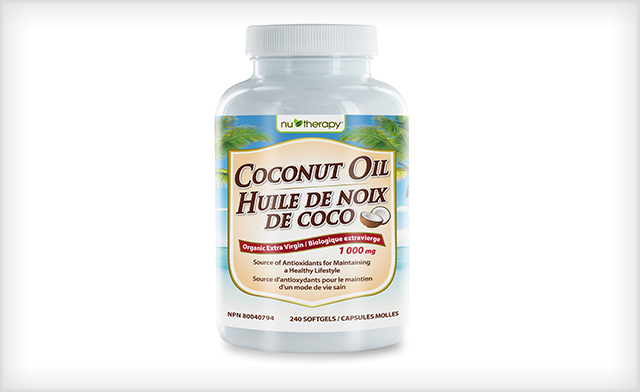 Image of Up to 63% off Nu-Therapy® Organic Extra Virgin Coconut Oil Softgels