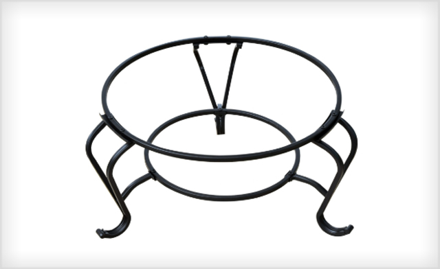 Image of $79.99 for an Outsunny 22 Inch Round Fire Pit with Poker and Spark Screen (Black) - Shipping Included (a $130 Value)