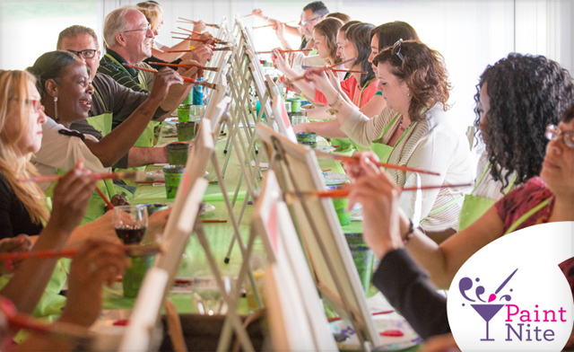 Image of $25 for a Ticket to Paint Nite (a $45 Value)