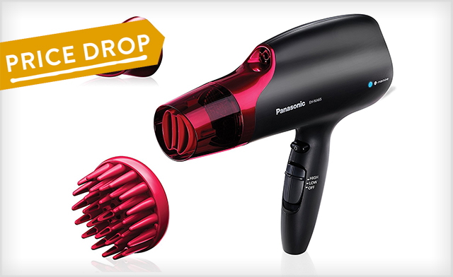 Image of $69.88 for a Panasonic EH-NA65-K nanoe Hair Dryer- Refurbished (a $189 Value)