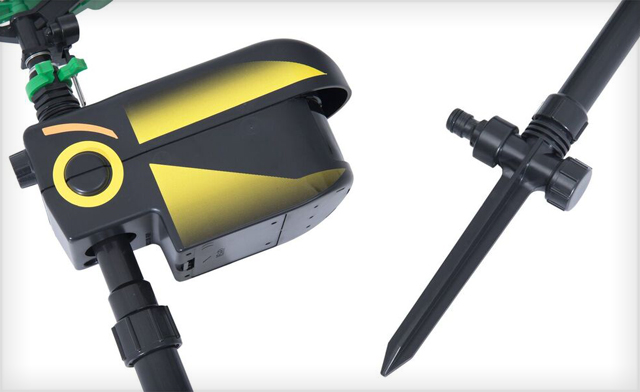 Image of $62 for a Pawhut Motion Activated Animal Repellent Scarecrow Garden Sprinkler (an $89.99 Value)