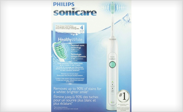 Image of $69 for a Philips Sonicare HealthyWhite Rechargeable Electric Toothbrush HX6732/02 (a $122.32 Value)