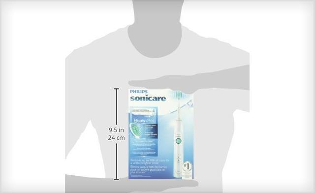 Image of $69 for a Philips Sonicare HealthyWhite Rechargeable Electric Toothbrush HX6732/02 (a $122.32 Value)