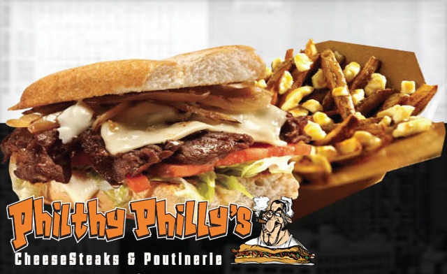 Image of $12 for $20 towards Cheesesteaks and Poutine at Philthy Philly's