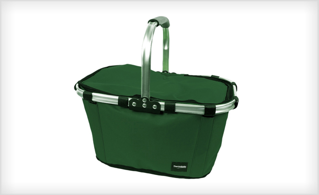 Image of $29.99 for a Thermotastic Foldable Insulated Picnic Basket (a $56 Value)