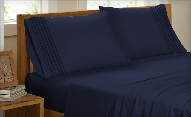 Image of Up to 55% off Pleated Sheet Sets