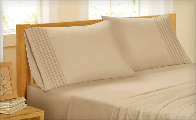Image of Up to 55% off Pleated Sheet Sets