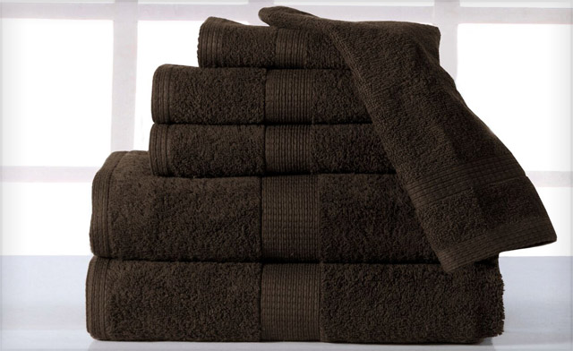 Image of $35 for a Supersoft Plush 6-Piece Luxury Low Twist Cotton Bath Towel Set (a $112.99 Value)