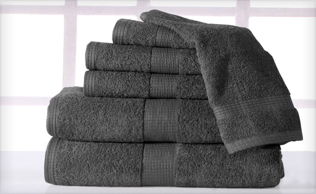 Image of $35 for a Supersoft Plush 6-Piece Luxury Low Twist Cotton Bath Towel Set (a $112.99 Value)
