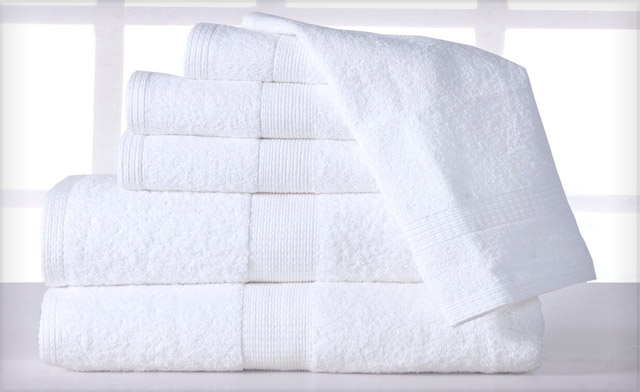 Image of $35 for a Supersoft Plush 6-Piece Luxury Low Twist Cotton Bath Towel Set (a $112.99 Value)