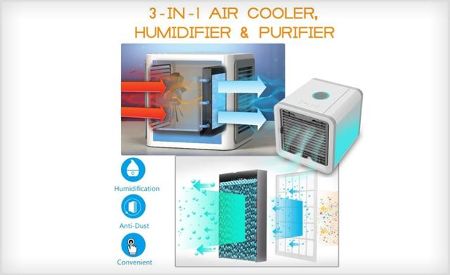 Image of $49 for an Arctic Air Conditioner Portable Fan Personal Mini Air Cooler/Humidifier/Cleaner (100696) - Shipping Included (a $119 Value)