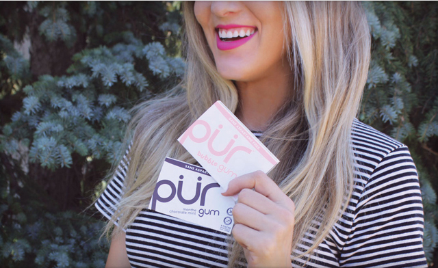 Image of $24 for 2 X 12 Packs of Aspartame-Free PUR Gum - Bubble Gum & Chocolate Mint Flavour (a $55 Value)