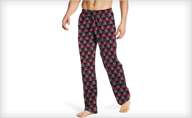 Image of $17.99 for a Pair of Black and Red Toronto Raptors Pajama Pants (a $35 Value)