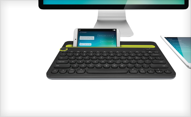 Image of $40 for a Logitech Refurbished K480 Bluetooth Multi-Device Keyboard (a $59.99 Value)