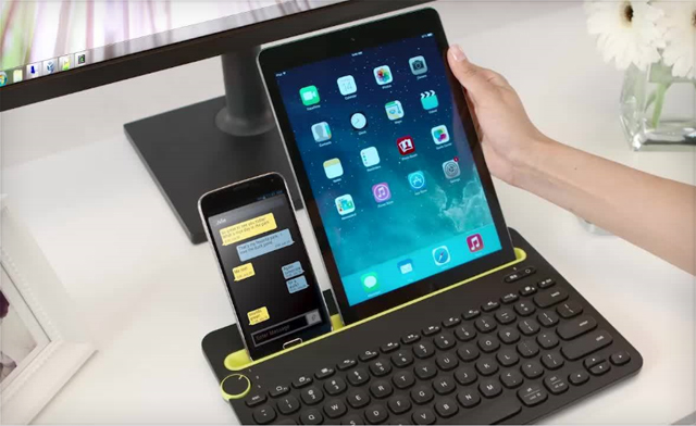 Image of $40 for a Logitech Refurbished K480 Bluetooth Multi-Device Keyboard (a $59.99 Value)