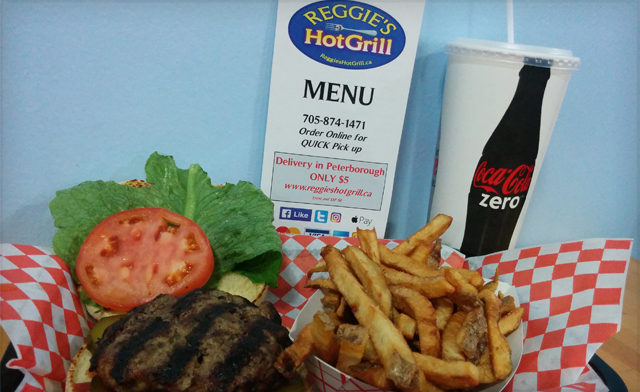 Image of $5 for a Reggie Burger Combo (an $11.24 Value)