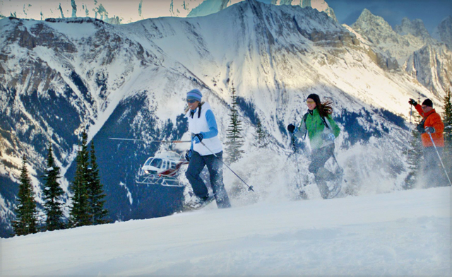 Image of Up to Half off a Helicopter Tour and Snowshoeing in the Rockies