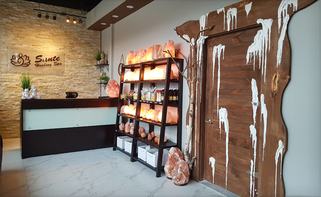 Image of Up to 53% off One, Three or Five Salt Cave Session or a Couples Detox Package