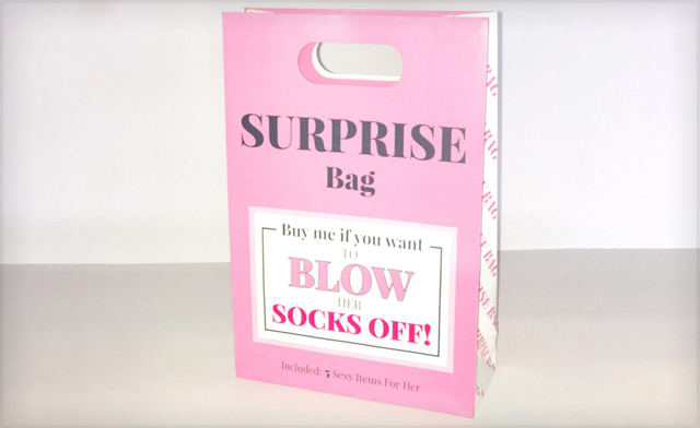 Image of $59 for a Sexual Surprise Bag with 5 or 6 Pieces (a $150 Value)