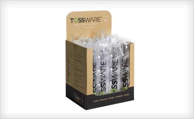 Image of $12.95 for a Tossware Shatterproof Stackable Ice Tea/Beer Glasses BPA-Free Upscale Reusable/Recyclable 500ML Set of 3 (a $28.25 Value)