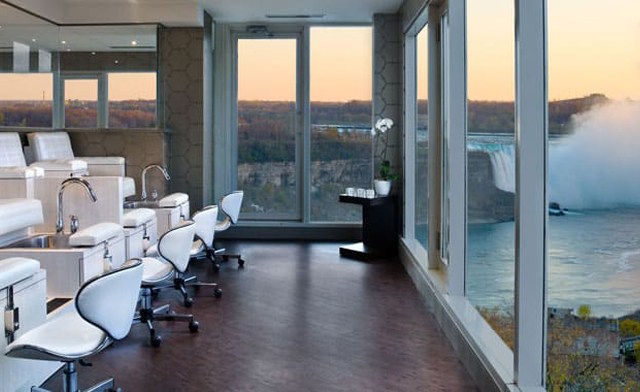 Image of One Night Couples Packages by the Falls, with a Bottle of Wine