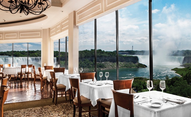 Image of One Night Couples Packages by the Falls, with a Bottle of Wine