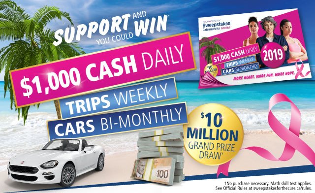 Image of WagJag Exclusive: SAVE Up to $50! Hundreds of Cash, Trip, and Car Prizes to be Won in the Shop4Charity Sweepstakes