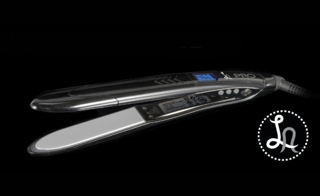 Image of $84 for a LA Pro Silver Streak Precision Curve Flat Iron (a $249 Value)