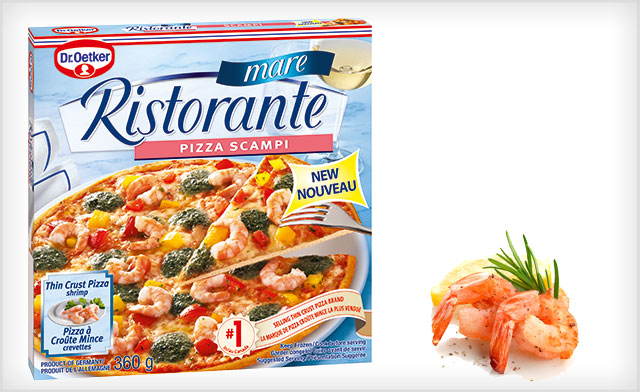 Image of $24 for 7 Full-Size Dr. Oetker Ristorante Frozen Shrimp Pizzas (a $49 Value)