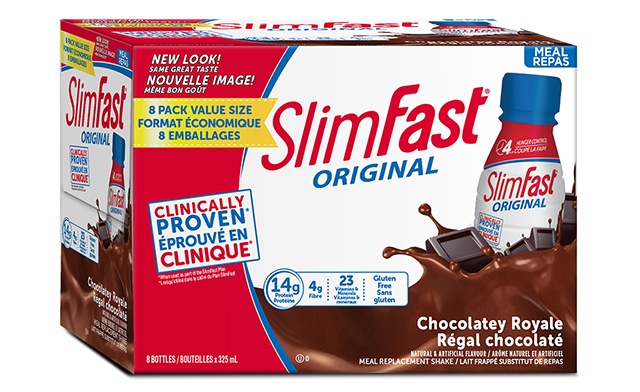 Image of $25 for 24 SlimFast Meal Replacement Shakes – Three Flavours (a $42.94 Value)