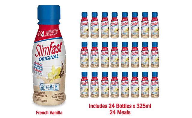 Image of $25 for 24 SlimFast Meal Replacement Shakes (a $54.24 Value)