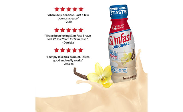 Image of $25 for 24 SlimFast Meal Replacement Shakes (a $54.24 Value)