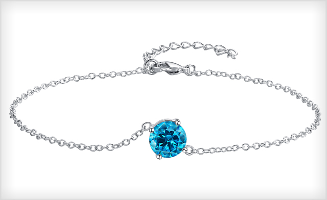 Image of $15 for a Charlotte Solitaire Crystal Bracelet (a $39 Value)
