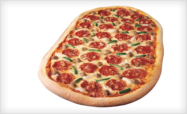 Image of $10 for a Bigfoot Classic 20 Slice Pizza with 2 Toppings (a $20 Value) - 2 Locations