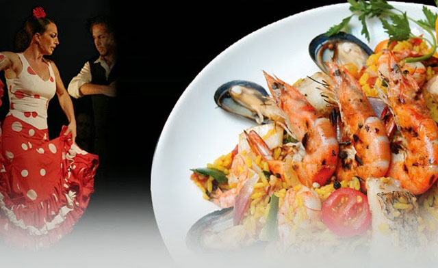 Image of Up to 51% off an Entertaining Paella Dinner and a Flamenco Show