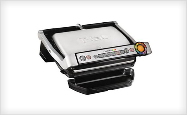 Image of $115 for a Factory Re-Conditioned T-FAL OptiGrill Plus Griller (Blemished Packaging) with a 1-Year Warranty (a $289 Value)