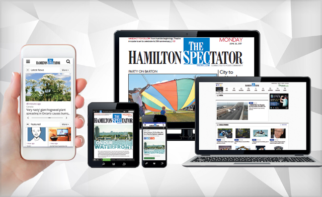 Image of $13.26 for a 3-Month Digital Subscription to The Hamilton Spectator (a $28.86 Value)