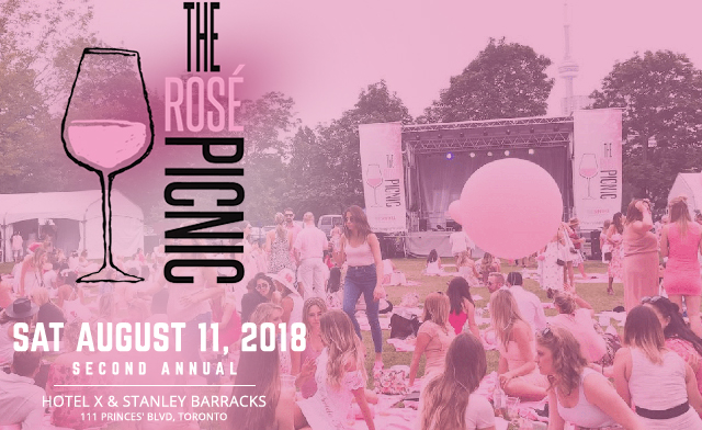 Image of Up to 44% Off Admission to the Rosé Picnic in Stanley Barracks Gardens at the Fabulous New Hotel X Toronto Saturday, August 11th