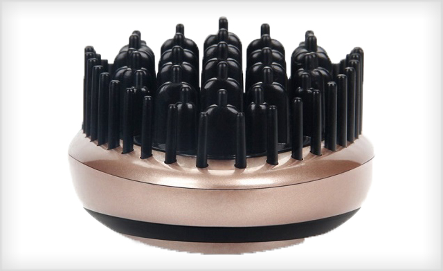 Image of $85 for a Ceramic Hair Straightening Styling Brush (a $195 Value)