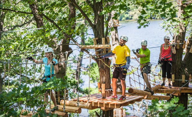 Image of $47 for a Zip Line Aerial Game Trek (a $68 Value)