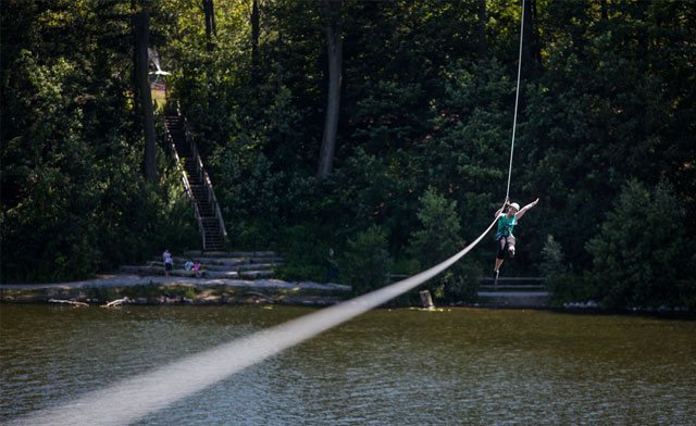 Image of $47 for a Zip Line Aerial Game Trek (a $68 Value)